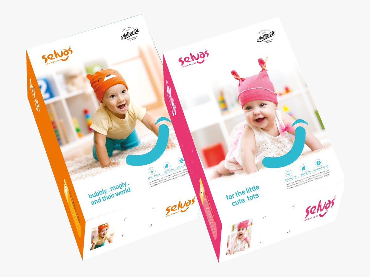 Sakhi consumer-care cartons with photographic print